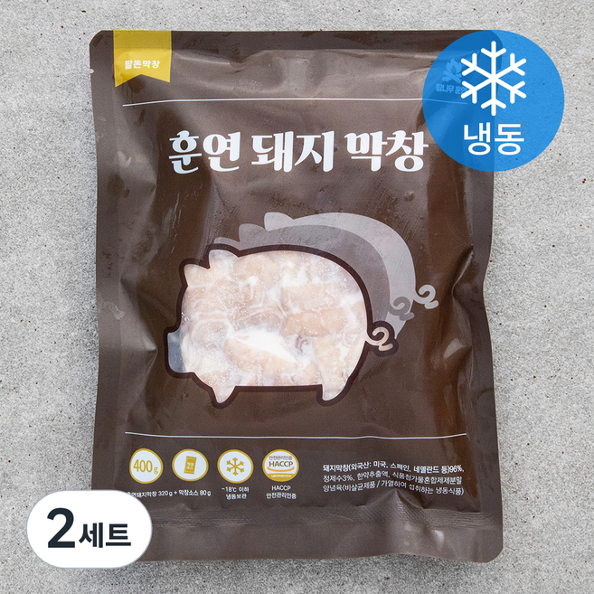 팔돈막창 훈연돼지막창 320g + 소스 80g (냉동), 400g, 2세트