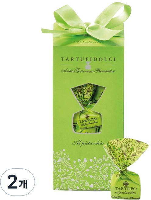 Antica Torroneria Piemontese 開心果甜白松露巧克力, 160g, 2個