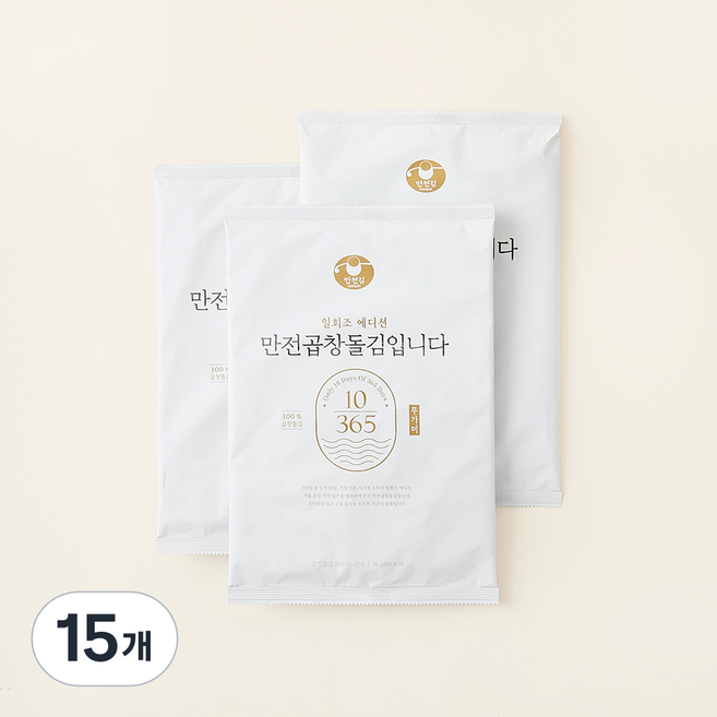만전김 만전 곱창 돌김 입니다 무가미, 16g, 15개