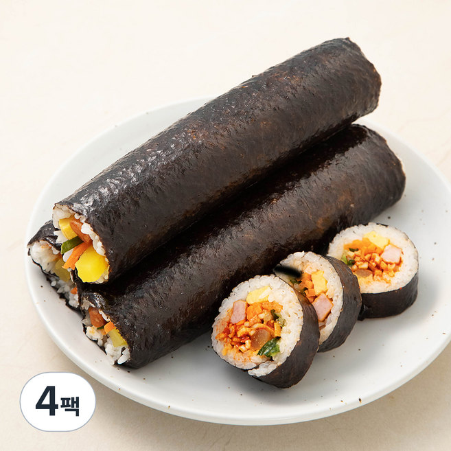 진미채 김밥, 968g, 4팩