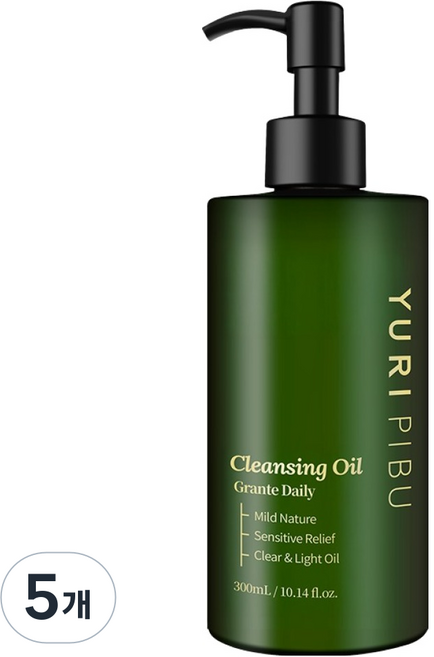 유리피부 그란떼 데일리 클렌징 오일, 300ml, 5개