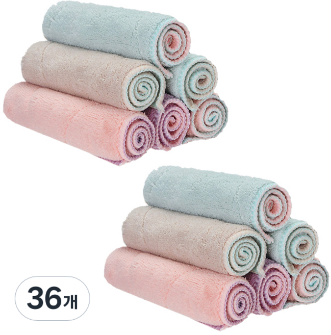 MEO 벨벳 요술행주 세트 랜덤 발송, 36개