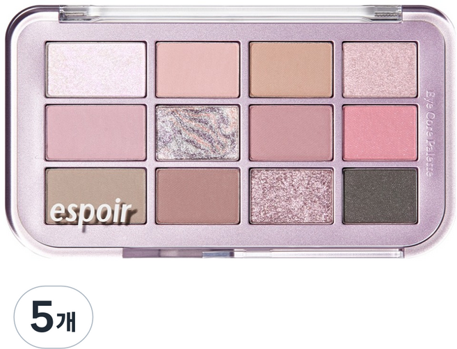 에스쁘아 아이 코어 팔레트, 10호 미드나잇 쉘, 5개