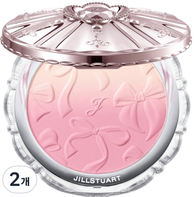 JILLSTUART 美妝粉彩花瓣腮紅 緞帶時尚秀 8g, 106 緞帶派對, 2個