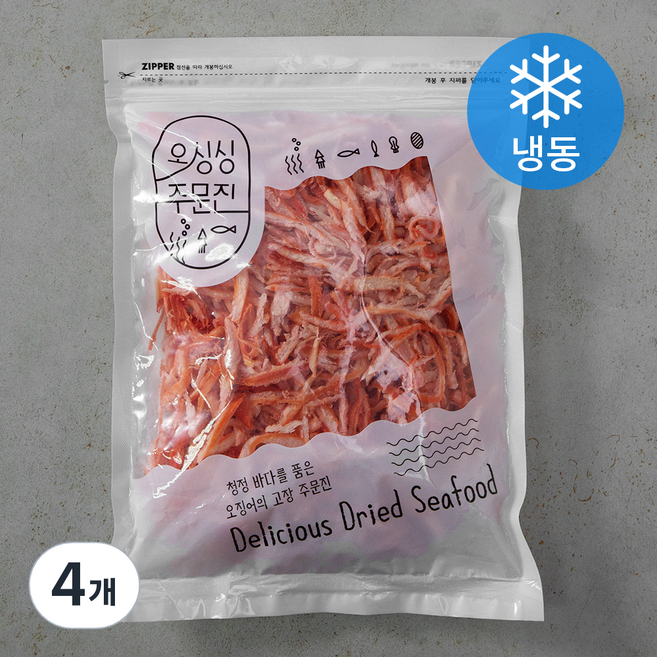 오싱싱주문진 조미 건어포 홍진미 (냉동), 400g, 4개