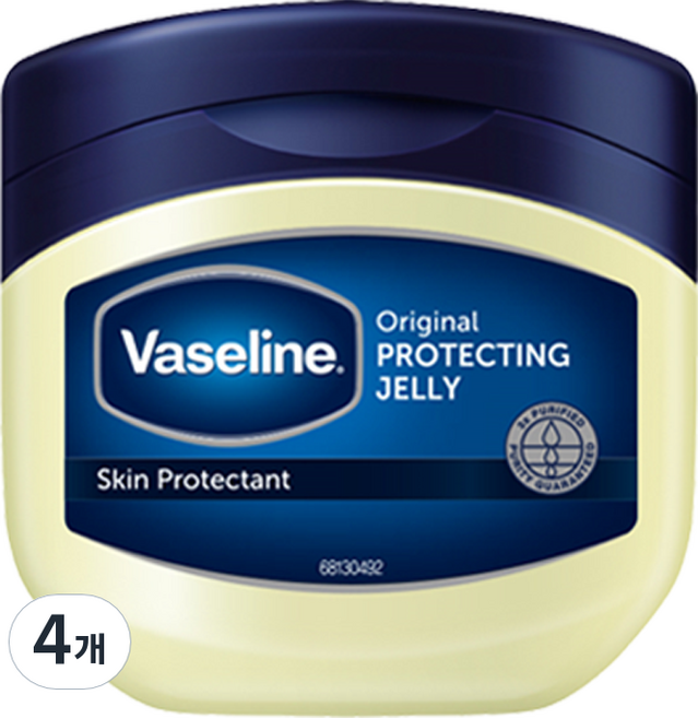 바세린 프로텍팅 젤리 멀티밤, 오리지널, 50ml, 4개