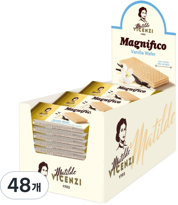 MATILDE VICENZI 維西尼 Magnifico 香草威化, 25g, 48個