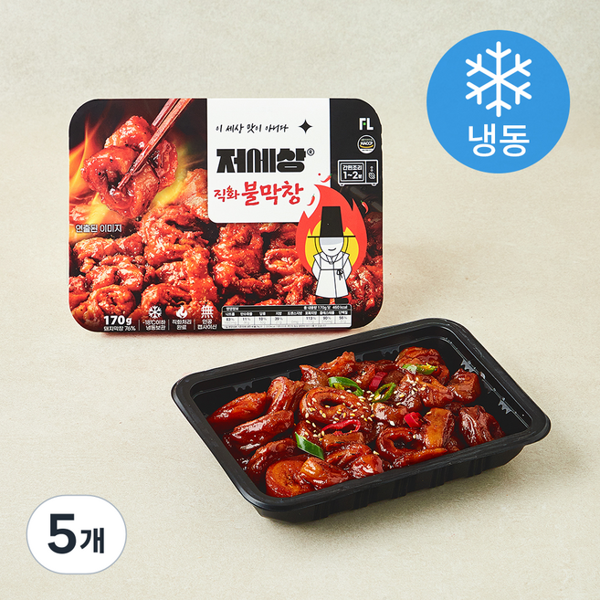 저세상 직화 불막창 (냉동), 170g, 5개