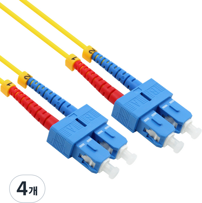 nexi SC-SC-2C-SM 光纖線 NX410, 4個, 3m