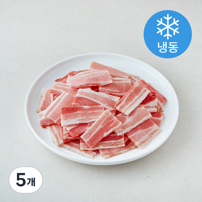 수입 한입 삼겹살 (냉동), 5개, 3kg