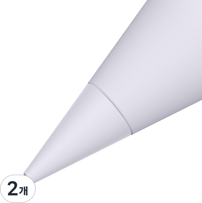 구스페리 애플펜슬 펜촉 반영구 메탈 팁스 볼펜형, 화이트, 2개
