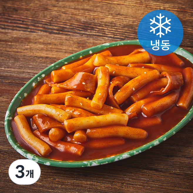 고래주방 오리지널 떡볶이 (냉동), 506g, 3개