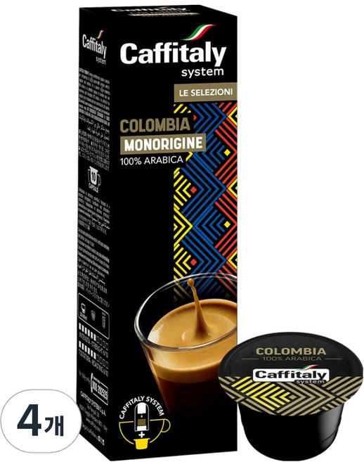 카피탈리 싱글오리진 콜롬비아 캡슐커피, 8g, 4개, 10개입