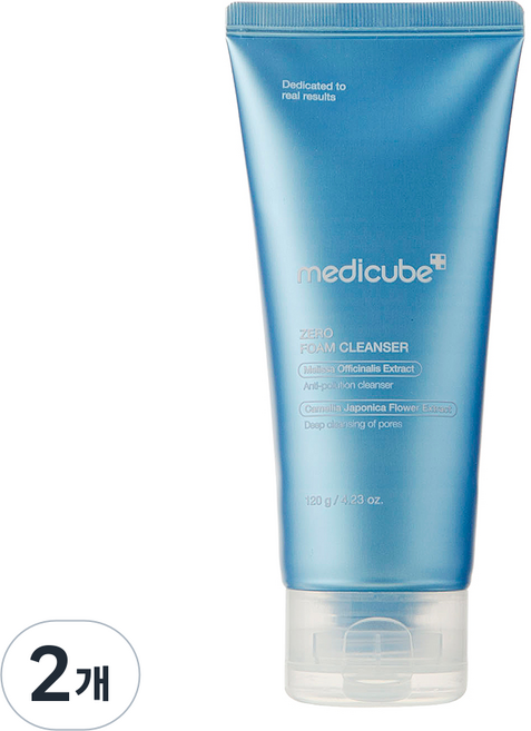 medicube 零感潔面乳, 120g, 2個