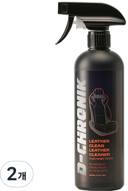 디크로닉 레더클린 가죽 클리너, 500ml, 2개