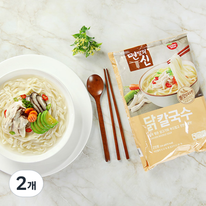 면발의신 닭칼국수, 234g, 2개