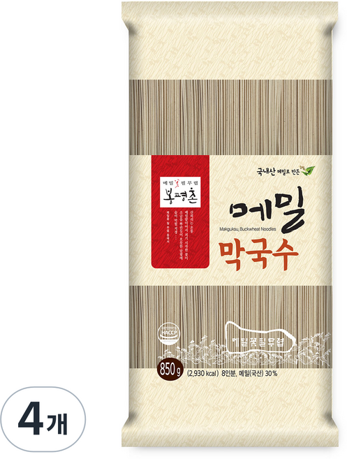 봉평촌 메밀막국수, 850g, 4개