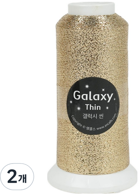 Ancalls Galaxy 薄金屬線, TH02 金色, 2個