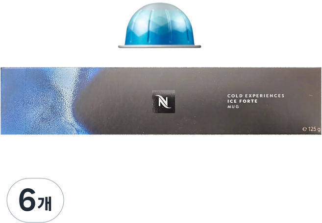 NESPRESSO Vertuo 膠囊咖啡 冰特濃, 12.5g, 10入, 6個