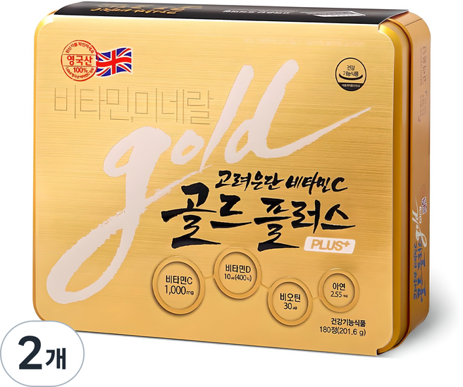 고려은단 비타민C 골드 플러스, 201.6g, 2개