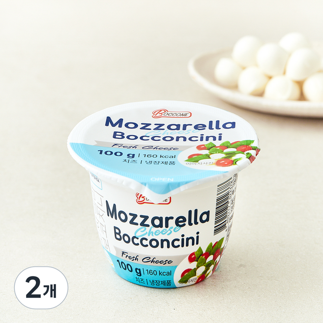 보꼬네 모짜렐라 보코치니 치즈, 100g, 1개입, 2개