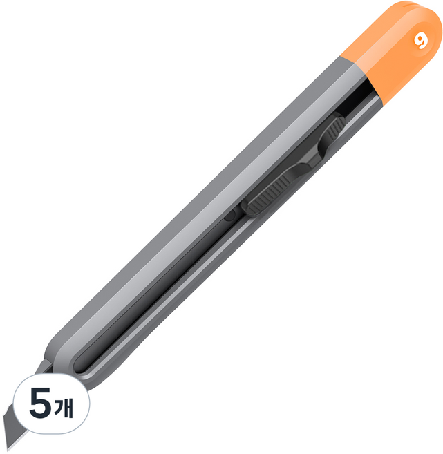 deLi 得力 家用系列 美工刀 黃色 9mm HT4009C, 5個