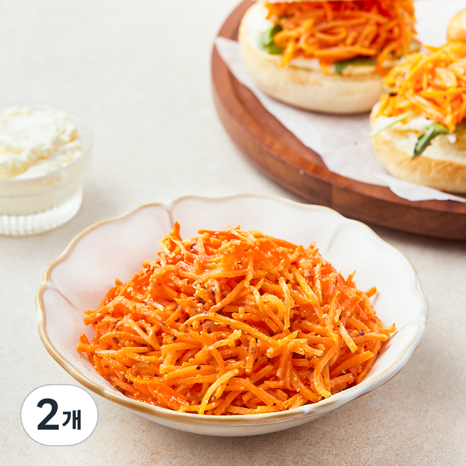 저스트그린 당근 라페, 400g, 2개
