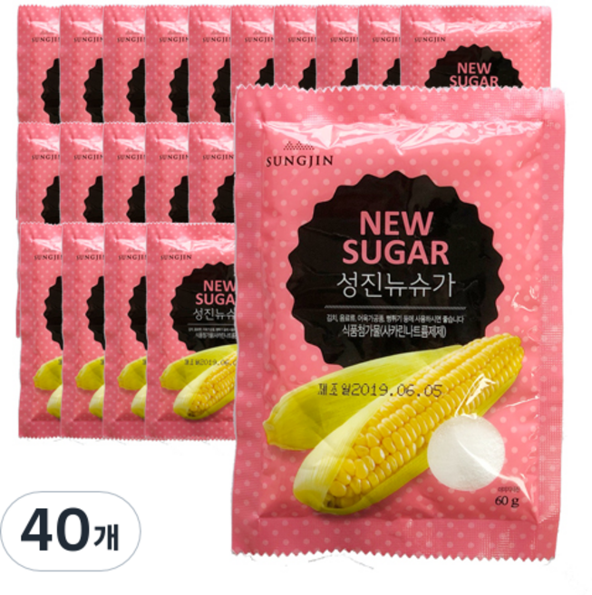 성진 뉴슈가, 60g, 40개