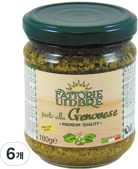 파토리엄브레 바질페스토, 180g, 6개
