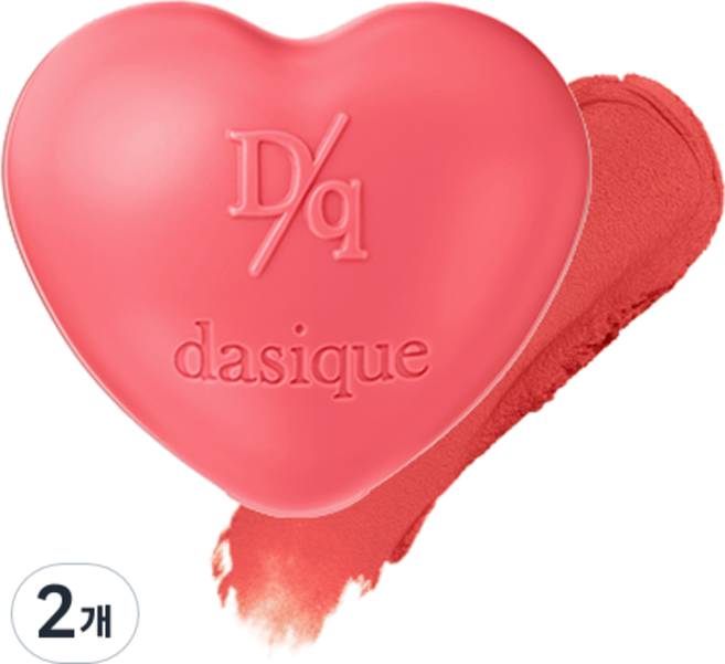 데이지크 수플레 컬러 팟 멀티 밤 6.5g, 18 로즈 온리, 2개