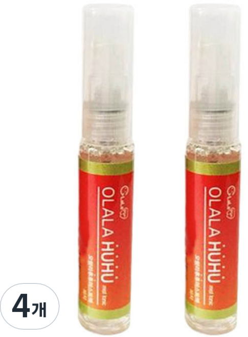 오랄라 후후 미스트토닉 구강스프레이 피치향, 6ml, 4개