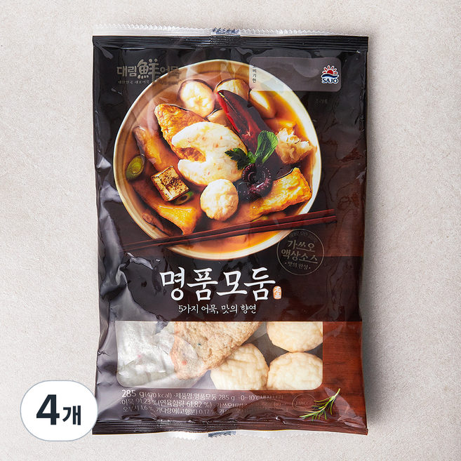 대림선 명품모둠 어묵, 285g, 4개