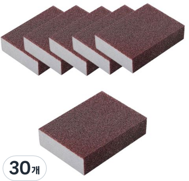 루아르모 찌든때 제거 만능 매직 스펀지 탄냄비 수세미, 1개입, 30개