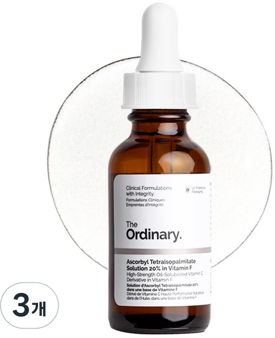 디오디너리 아스코빌 테트라이소팔미테이트 솔루션 20% 인 비타민F 세럼, 3개, 30ml - 쿠팡