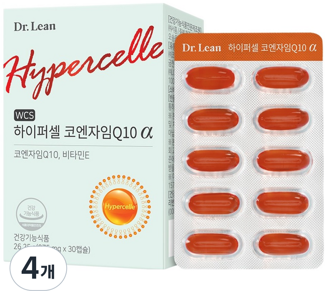 닥터린 하이퍼셀 코엔자임Q10 알파 26.25g, 30정, 4개