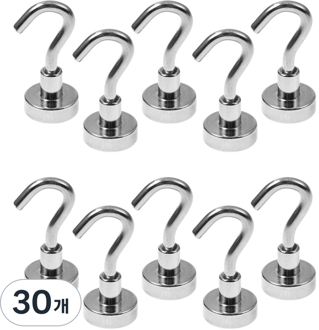 코멧 심플 네오디뮴 고리자석 16mm 10p, 30개