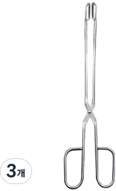인블룸 스텐 가위형 주방집게 30cm, 3개