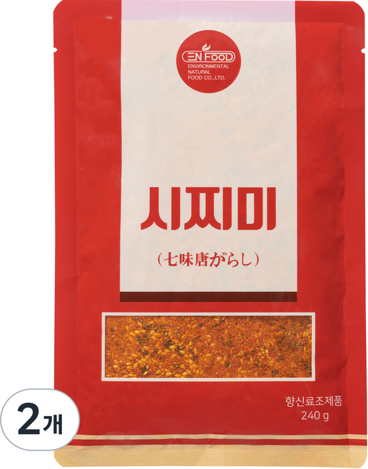 이엔푸드 시찌미, 240g, 2개