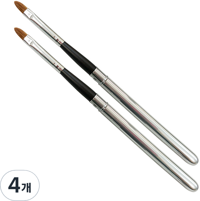 레쥬베라 휴대용 립 브러쉬, 혼합 색상, 4개