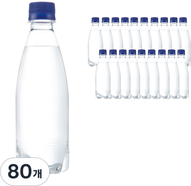 탐사 스파클링 플레인, 350ml, 80개