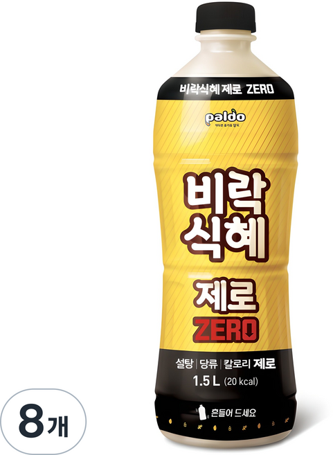 팔도 비락식혜 제로, 1.5L, 8개