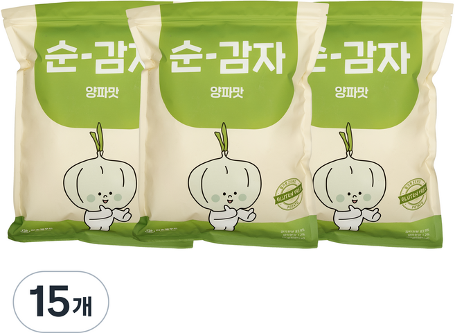 순 감자 양파맛, 150g, 15개