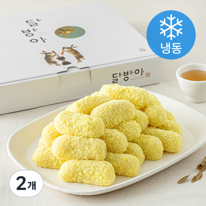 달방아 바나나향찰떡 (냉동), 40g, 2개, 30개입