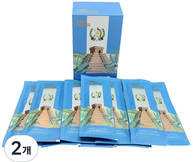 뉴앤디커피 콜드브루 더치커피 과테말라 안티구아, 30ml, 10개입, 2개
