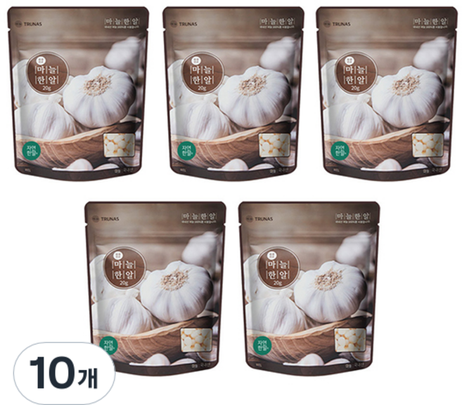 자연한알 간편양념 마늘한알, 20g, 10개