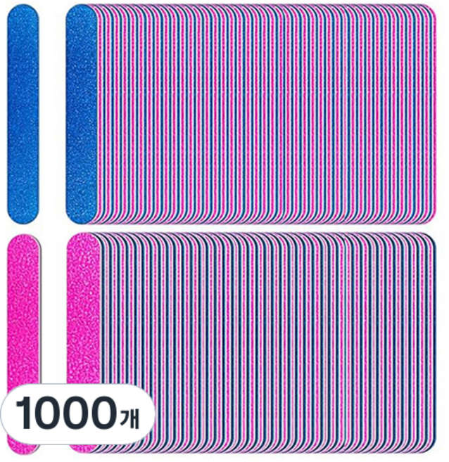 OON 대용량 우드 파일, 1000개, 혼합색상