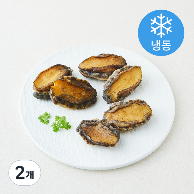 아라보감 ASC 인증 순살 전복 (냉동), 2개, 120g(6마리)