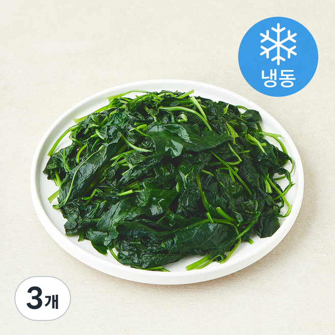 나물투데이 국내산 데친 부지깽이 (냉동), 3개, 800g