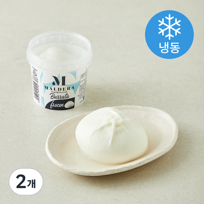 말데라 부라타 (냉동), 125g, 2개