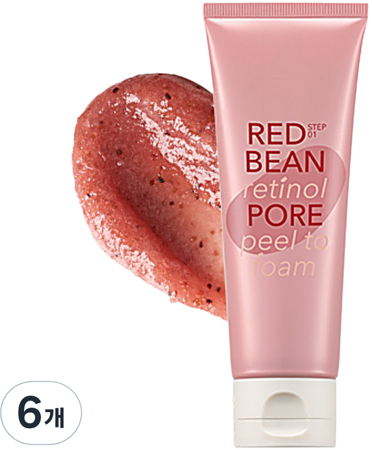 미샤 팥티놀 모공 필 투 클렌징 폼, 120ml, 6개